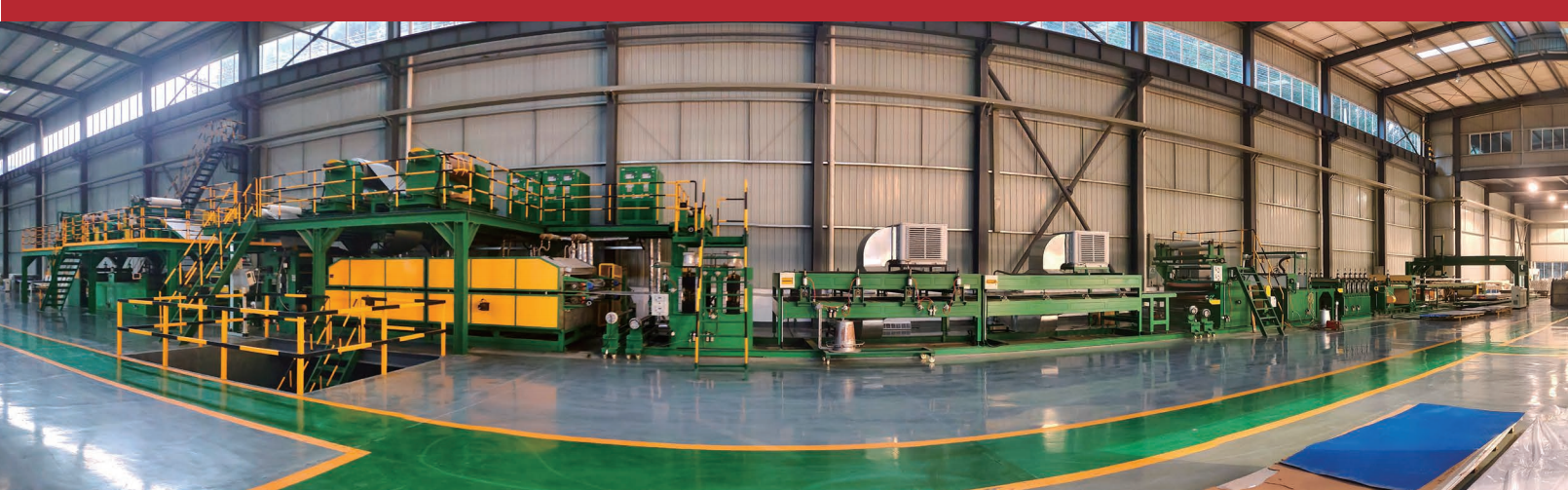 Aluminium Honeycomb Composite Panel Produktionslinje