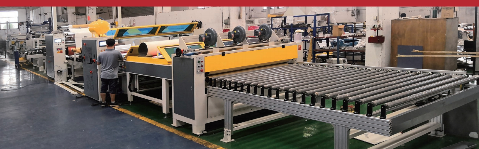 PUR filmlaminering produktionslinje